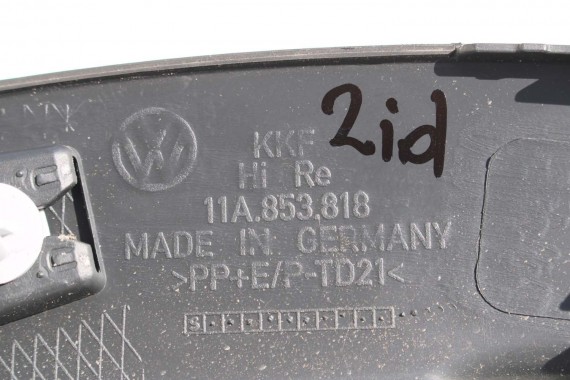 VW ID4 Pro NAKŁADKA BŁOTNIKA TYŁ 11A853817 11A853818 11A853817 11A853818 11A853817 11A853818 11A853817 11A853818 11A 853 817 L+P