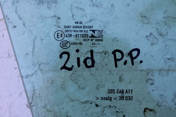 VW ID4 SZYBA DRZWI 11A845201 11A845202 przód drzwiowa 11A845201 11A845202 11A845201 11A845202 11A845201 11A845202 11A 845 201