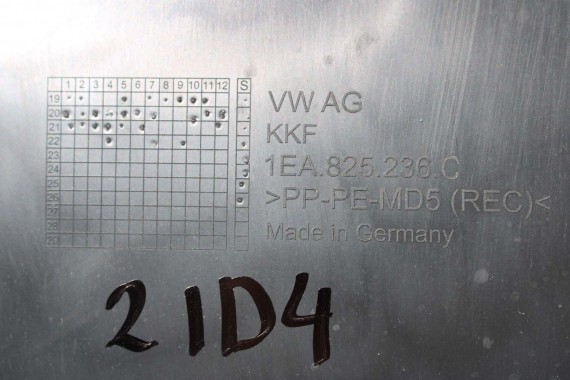 VW ID4 OSŁONA PODŁOGI 1EA825236C PODWOZIA 1EA825236C SILNIK 1EA 825 236 C 1EA825236C 1EA825236B 1EA825236C  płyta 1EA 825 236 C
