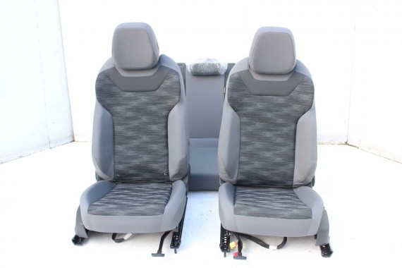 VW ID4 Pro FOTELE KOMPLET FOTELI siedzeń siedzenia fotel tapicerka 11A welur kolor szary kanapa siedzisko oparcie fotel EUROPA