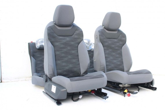 VW ID4 Pro FOTELE KOMPLET FOTELI siedzeń siedzenia fotel tapicerka 11A welur kolor szary kanapa siedzisko oparcie fotel EUROPA