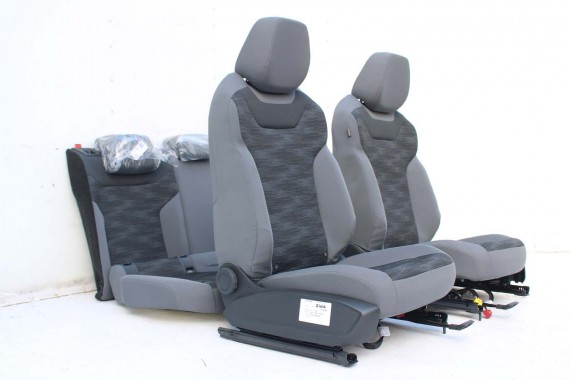 VW ID4 Pro FOTELE KOMPLET FOTELI siedzeń siedzenia fotel tapicerka 11A welur kolor szary kanapa siedzisko oparcie fotel EUROPA