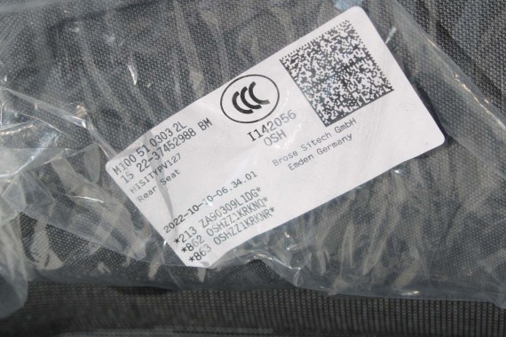 VW ID4 Pro FOTELE KOMPLET FOTELI siedzeń siedzenia fotel tapicerka 11A welur kolor szary kanapa siedzisko oparcie fotel EUROPA