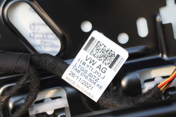 VW ID4 Pro FOTELE KOMPLET FOTELI siedzeń siedzenia fotel tapicerka 11A welur kolor szary kanapa siedzisko oparcie fotel EUROPA