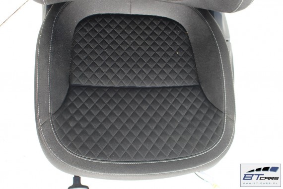 SKODA YETI FOTELE KOMPLET FOTELI siedzeń siedzenia fotel tapicerka 5L welur kolor czarny kanapa siedzisko oparcie