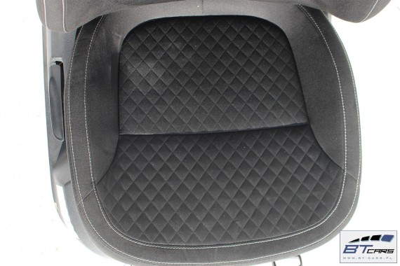 SKODA YETI FOTELE KOMPLET FOTELI siedzeń siedzenia fotel tapicerka 5L welur kolor czarny kanapa siedzisko oparcie
