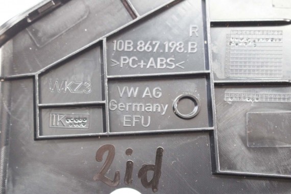 VW ID4 Pro LISTWY OZDOBNE 10A867227B 10A867228B 11A867227B 10B867198B 10B867197B DEKORY DEKOR 10A867227B 10A867228B 11A867227B