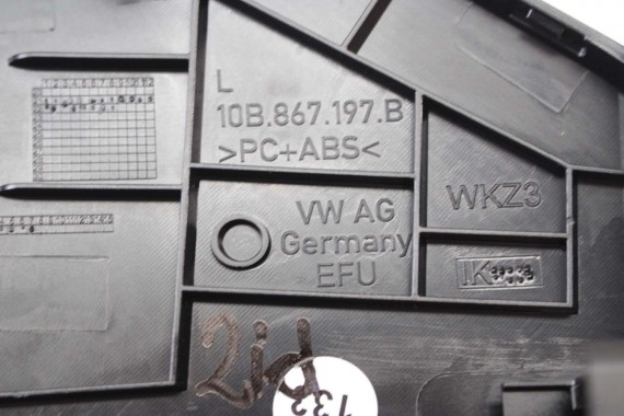 VW ID4 Pro LISTWY OZDOBNE 10A867227B 10A867228B 11A867227B 10B867198B 10B867197B DEKORY DEKOR 10A867227B 10A867228B 11A867227B