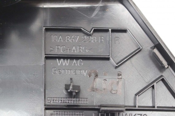 VW ID4 Pro LISTWY OZDOBNE 10A867227B 10A867228B 11A867227B 10B867198B 10B867197B DEKORY DEKOR 10A867227B 10A867228B 11A867227B