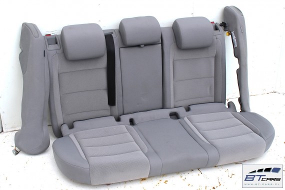 VW JETTA FOTELE KOMPLET FOTELI SIEDZEŃ TAPICERKA SIEDZENIA welur kolor szary 1K5