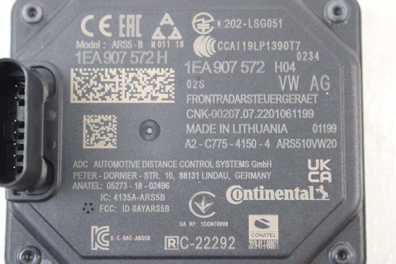 VW ID4 ID5 MODUŁ STEROWNIK SENSOR ACC RADAR 1EA907567H 1EA907567 AUDI Q4 1EA907567H 1EA907567F 1EA907567H