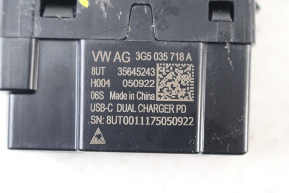 VW SEAT PORT USB PRZYŁĄCZE 3G5035718A gniazdo gniazda złącza złącze wejście 3G5035718A 3G5035718A 3G5035718A 3G5035718 3G5035718