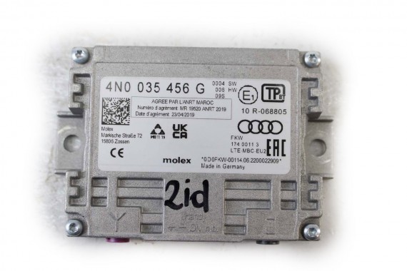 ID4 PRO WZMACNIACZ ANTENOWY 4N0035456G ANTENA ANTENY GSM 4N0 035 456 G VW SKODA 4N0035456G 4N0035456G 4N0035456G  4N0035456G