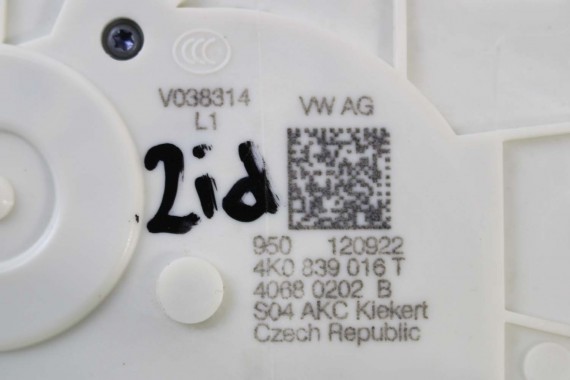 VW ID4 ZAMEK DRZWI 4K0839015T 4K0839016T 4K1837015M 4K1837016M 4K0839015T 4K0839016T 4K1837015M 4K1837016M 4K0839015T 4K1837015M