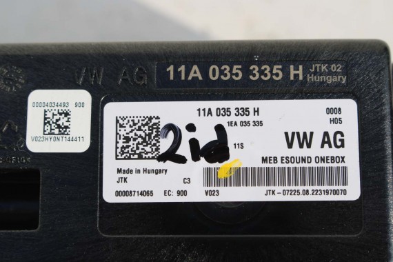 VW ID4 GŁOŚNIK 11A035335H GŁOŚNIK IMITATOR 11A035335H MITATORA DŹWIĘKU 11A035335 11A035335H 11A035335H 11A035335H 11A 035 335 H
