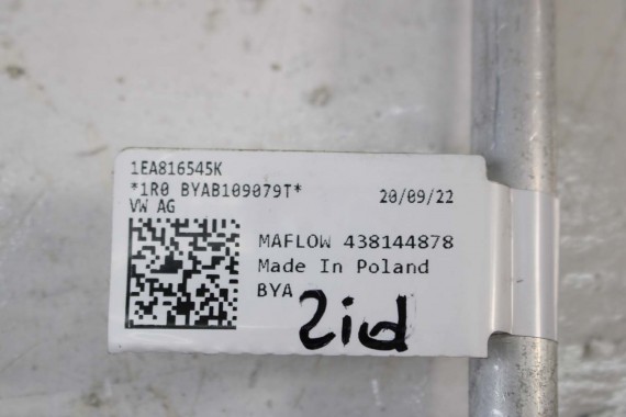 VW ID4 RURKI KLIMATYZACJI KLIMY 1EA816521J 1EA816524D 1EA816530K 1EA816545K 1EA816523E przewód 1EA816521J 1EA816521H 1EA816530H