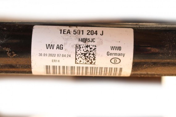 VW ID4 PÓŁOŚ TYLNA TYŁ 1EA501203J 1EA501204J AUDI Q4 1EA501203F 1EA501204F 1EA501203M 1EA501204M 1EA501201B 1EA501202B 1EA501203