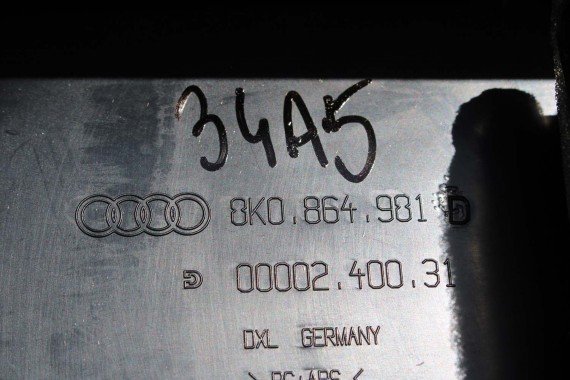 AUDI A5 SPORTBACK 8T8813685 KLUCZ DO KÓŁ + ETUI + ŚRUBOKRĘT + hak ucho 8K0805615 8N0012219 8Z0012255 Schowek z Narzędziami