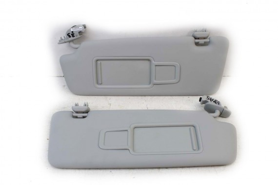 AUDI A5 BLENDY 8U0857551C 8U0857552C SŁONECZNE słonecznik daszek osłona FT9 srebrny 8U0 857 551 552 A4 8K B8 Q5 8R Q3 8U1857551D