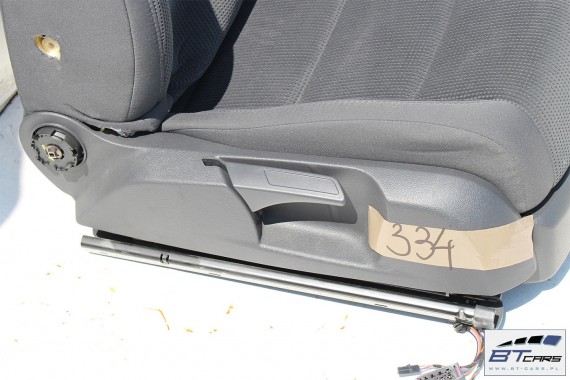 VW JETTA FOTELE KOMPLET FOTELI SIEDZEŃ TAPICERKA SIEDZENIA welur kolor antracy 1K5