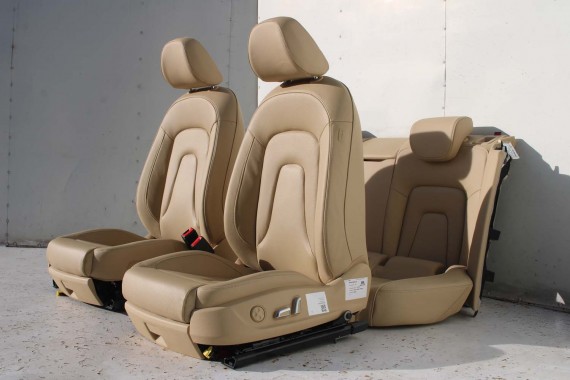 AUDI A5 SPORTBACK FOTELE SIEDZENIA KOMPLET FOTELI 8T FL LIFT N5W Leder Milano fotel siedzenie tapicerka kanapa SKÓRA wentylowane