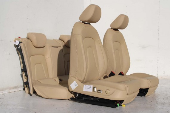AUDI A5 SPORTBACK FOTELE SIEDZENIA KOMPLET FOTELI 8T FL LIFT N5W Leder Milano fotel siedzenie tapicerka kanapa SKÓRA wentylowane