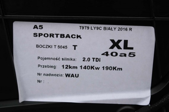 AUDI A5 SPORTBACK FOTELE SIEDZENIA KOMPLET FOTELI 8T FL LIFT N5W Leder Milano fotel siedzenie tapicerka kanapa SKÓRA wentylowane