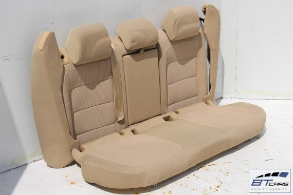 VW JETTA FOTELE KOMPLET FOTELI SIEDZEŃ TAPICERKA SIEDZENIA welur kolor beżowy beż banan 1K5