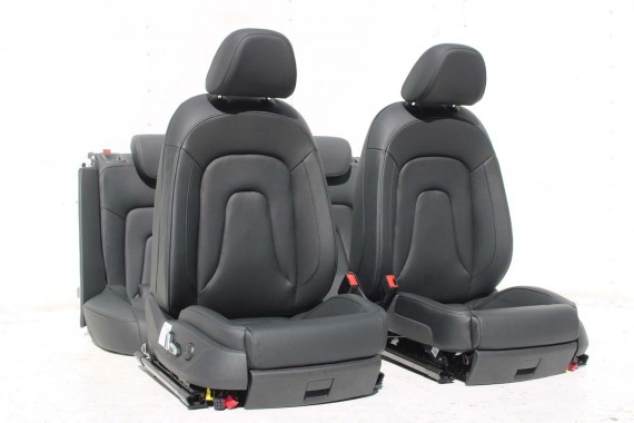 AUDI A5 SPORTBACK FOTELE SIEDZENIA KOMPLET FOTELI 8T FL LIFT N5W Leder Milano fotel siedzenie tapicerka kanapa SKÓRA wentylowane