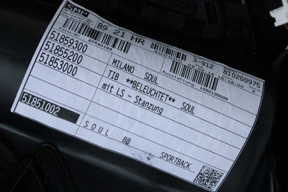 AUDI A5 SPORTBACK FOTELE SIEDZENIA KOMPLET FOTELI 8T FL LIFT N5W Leder Milano fotel siedzenie tapicerka kanapa SKÓRA wentylowane