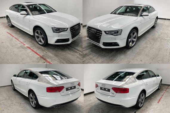 AUDI A5 SPORTBACK FOTELE SIEDZENIA KOMPLET FOTELI 8T FL LIFT N5W Leder Milano fotel siedzenie tapicerka kanapa SKÓRA wentylowane