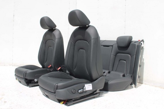 AUDI A5 SPORTBACK FOTELE SIEDZENIA KOMPLET FOTELI 8T FL LIFT N5W Leder Milano fotel siedzenie tapicerka kanapa SKÓRA wentylowane