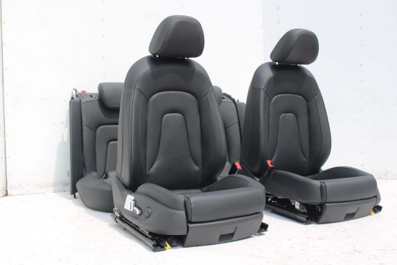 AUDI A5 SPORTBACK FOTELE SIEDZENIA KOMPLET FOTELI 8T FL LIFT N5W Leder Milano fotel siedzenie tapicerka kanapa SKÓRA wentylowane