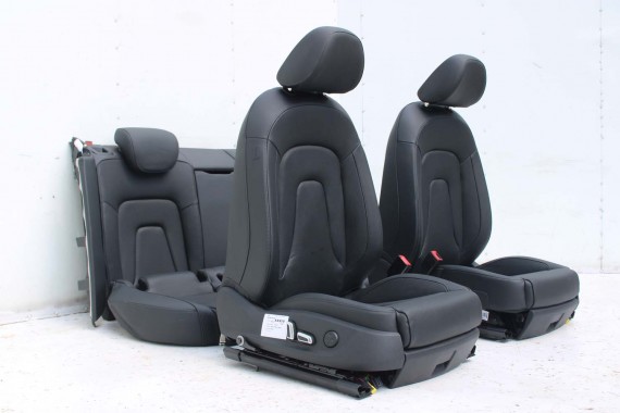 AUDI A5 SPORTBACK FOTELE SIEDZENIA KOMPLET FOTELI 8T FL LIFT N5W Leder Milano fotel siedzenie tapicerka kanapa SKÓRA wentylowane