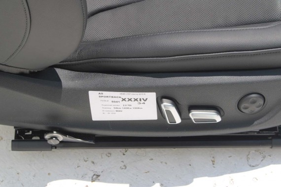 AUDI A5 SPORTBACK FOTELE SIEDZENIA KOMPLET FOTELI 8T FL LIFT N5W Leder Milano fotel siedzenie tapicerka kanapa SKÓRA wentylowane