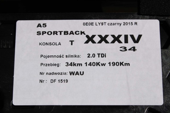 AUDI A5 SPORTBACK FOTELE SIEDZENIA KOMPLET FOTELI 8T FL LIFT N5W Leder Milano fotel siedzenie tapicerka kanapa SKÓRA wentylowane