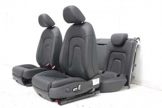 AUDI A5 SPORTBACK FOTELE SIEDZENIA KOMPLET FOTELI 8T FL LIFT N5W Leder Milano fotel siedzenie tapicerka kanapa SKÓRA wentylowane