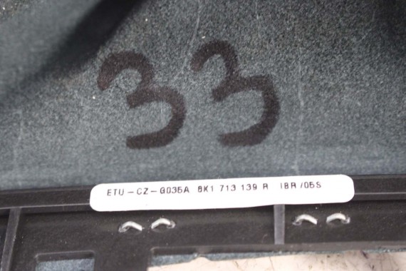 AUDI A4 A5 Q5 FL LIFT GAŁKA ZMIANY BIEGÓW 8K1713139R 8K1 713 139 R 8K B8 8T IBR czarny mieszek 8K1713139R 8K1713139R 8K1713139