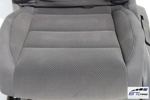 VW JETTA FOTELE KOMPLET FOTELI SIEDZEŃ TAPICERKA SIEDZENIA welur kolor antracy 1K5