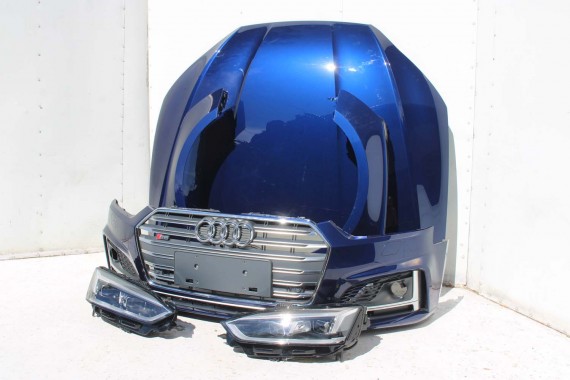 AUDI A5 S5 F5 PRZÓD maska błotniki pas przedni zderzak lampy 8W U4U4 LX5A Niebieski wzmocnienie błotnik 8W6 3.0 TFSi 8W6941035E