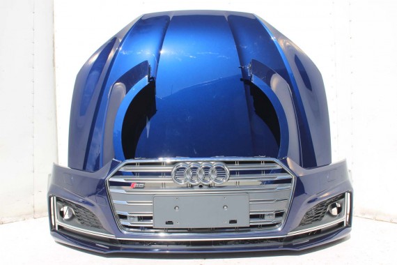 AUDI A5 S5 F5 PRZÓD maska błotniki pas przedni zderzak lampy 8W U4U4 LX5A Niebieski wzmocnienie błotnik 8W6 3.0 TFSi 8W6941035E
