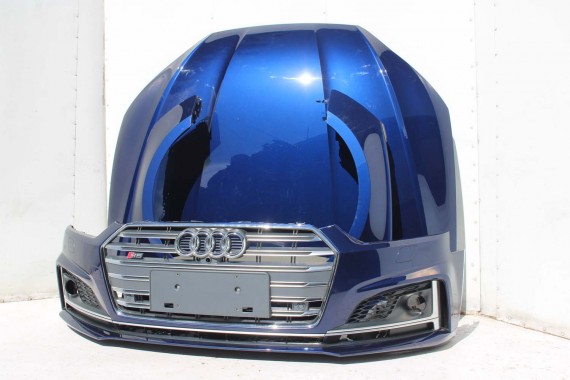 AUDI A5 S5 F5 PRZÓD maska błotniki pas przedni zderzak lampy 8W U4U4 LX5A Niebieski wzmocnienie błotnik 8W6 3.0 TFSi 8W6941035E