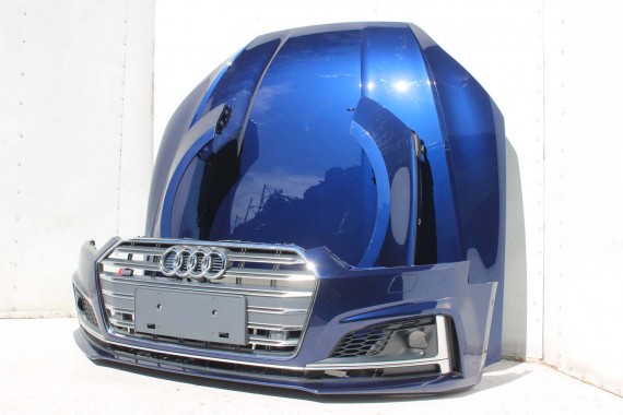 AUDI A5 S5 F5 PRZÓD maska błotniki pas przedni zderzak lampy 8W U4U4 LX5A Niebieski wzmocnienie błotnik 8W6 3.0 TFSi 8W6941035E