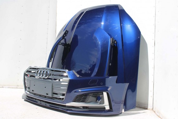 AUDI A5 S5 F5 PRZÓD maska błotniki pas przedni zderzak lampy 8W U4U4 LX5A Niebieski wzmocnienie błotnik 8W6 3.0 TFSi 8W6941035E