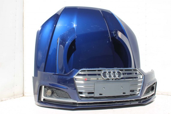 AUDI A5 S5 F5 PRZÓD maska błotniki pas przedni zderzak lampy 8W U4U4 LX5A Niebieski wzmocnienie błotnik 8W6 3.0 TFSi 8W6941035E