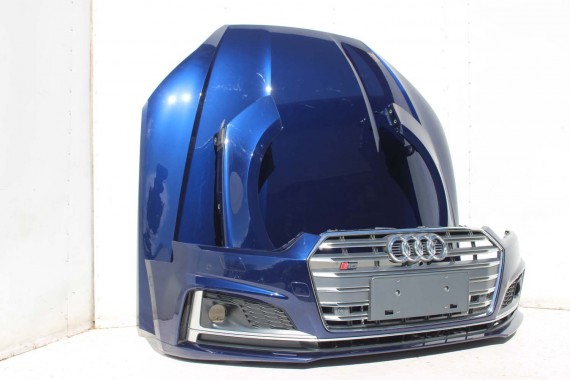 AUDI A5 S5 F5 PRZÓD maska błotniki pas przedni zderzak lampy 8W U4U4 LX5A Niebieski wzmocnienie błotnik 8W6 3.0 TFSi 8W6941035E