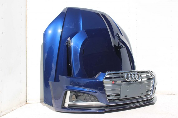 AUDI A5 S5 F5 PRZÓD maska błotniki pas przedni zderzak lampy 8W U4U4 LX5A Niebieski wzmocnienie błotnik 8W6 3.0 TFSi 8W6941035E