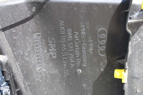 AUDI A5 S5 F5 PRZÓD maska błotniki pas przedni zderzak lampy 8W U4U4 LX5A Niebieski wzmocnienie błotnik 8W6 3.0 TFSi 8W6941035E