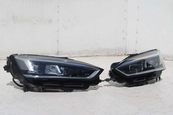 AUDI A5 S5 F5 PRZÓD maska błotniki pas przedni zderzak lampy 8W U4U4 LX5A Niebieski wzmocnienie błotnik 8W6 3.0 TFSi 8W6941035E