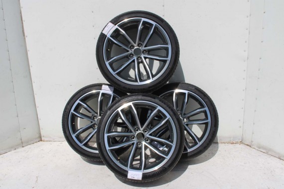 AUDI A4 A5 8W FELGI 19 cali 8W0601025DF KOŁA OPONY LATO felga 8.5J*19H2 ET32 opona Continental ContiSport 255/35/19 8W0601025DG